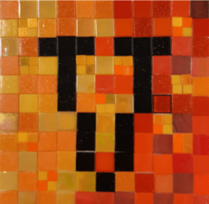 Mozaiek letter V